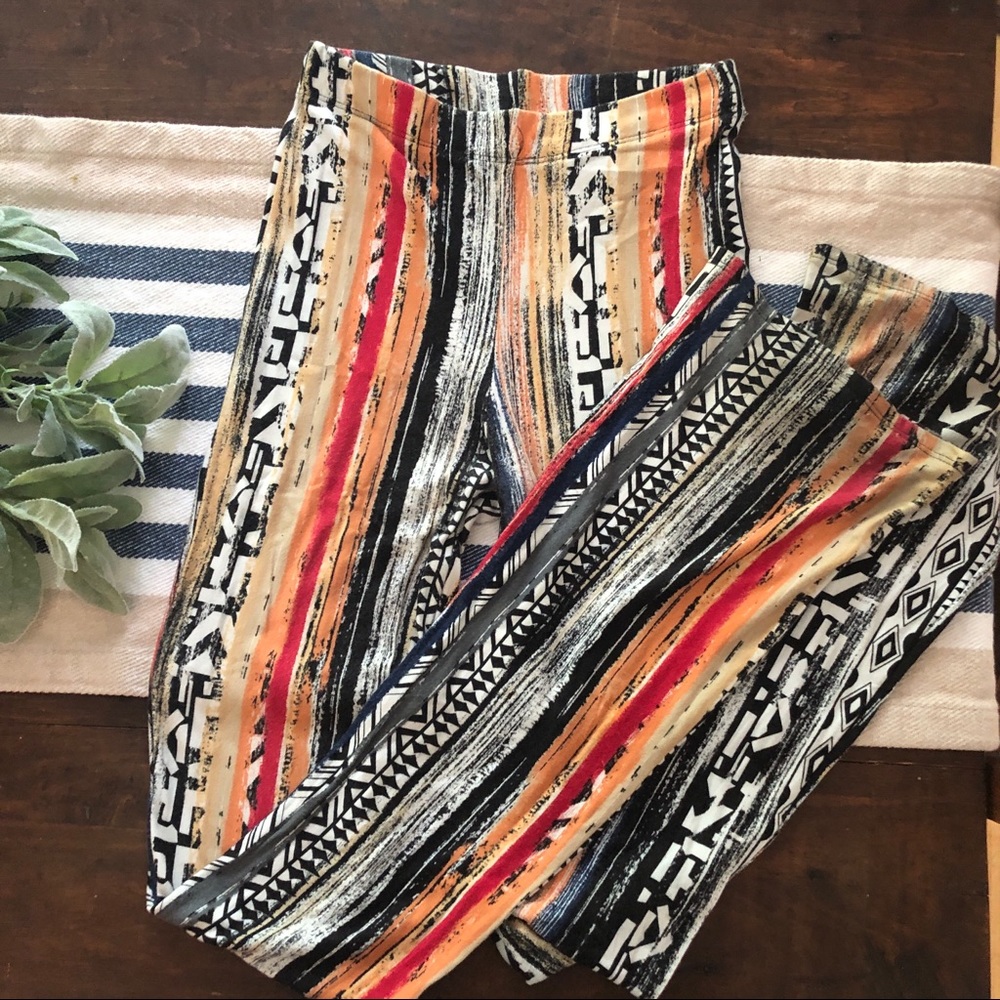 High waisted flair pants